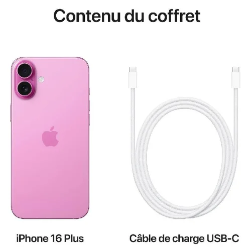 Apple iPhone 16 Plus (512Go) - Rose Image 3