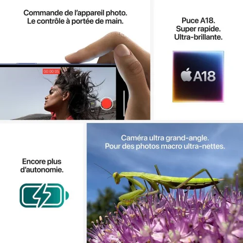 Apple iPhone 16 (256Go) - Ultramarine Image 3