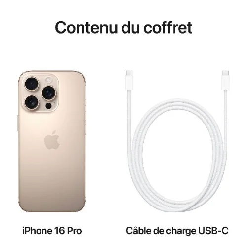 Apple iPhone 16 Pro (256Go) - Titane sable Image 2