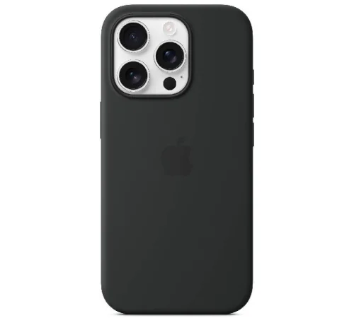 Apple Coque en silicone avec MagSafe pour iPhone 16 Pro - Noir Image 3