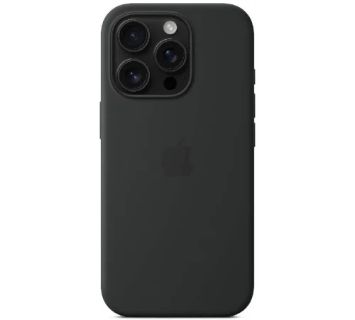 Apple Coque en silicone avec MagSafe pour iPhone 16 Pro - Noir Image 4