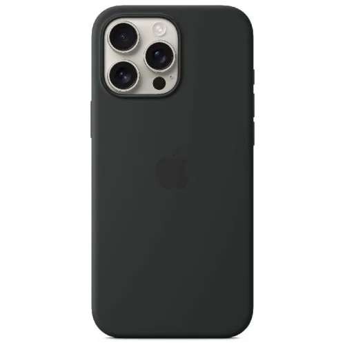 Apple Coque en silicone avec MagSafe pour iPhone 16 Pro Max - Noir Image 4