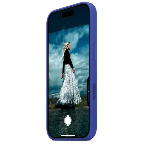 Apple Coque en silicone avec MagSafe pour iPhone 16 Pro Max - Outremer Image 1