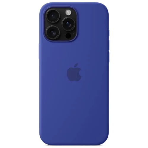 Apple Coque en silicone avec MagSafe pour iPhone 16 Pro Max - Outremer Image 2