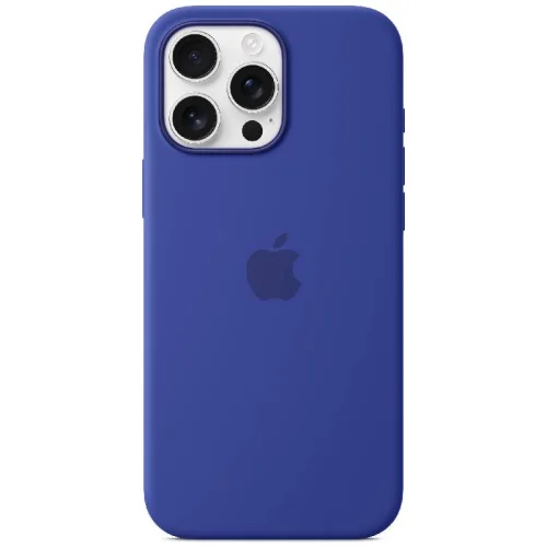 Apple Coque en silicone avec MagSafe pour iPhone 16 Pro Max - Outremer Image 3