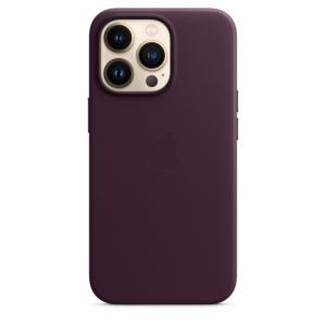 Apple Coque en cuir avec MagSafe-iPhone 13 Pro-Cerise noire Image 2