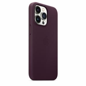 Apple Coque en cuir avec MagSafe-iPhone 13 Pro-Cerise noire Image 4