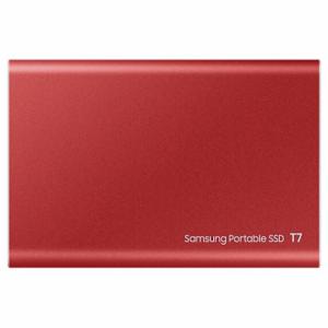 Disque Dur Externe SSD Samsung T7  500Go - ROUGE - Image 1