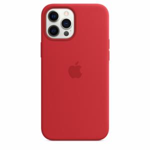 Apple Coque MagSafe - silicone - iPhone 12 Pro Max - Rouge Image 3