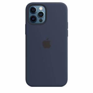 Apple Coque en silicone avec MagSafe pour iPhone 12 | 12 Pro - Marine intense Image 6
