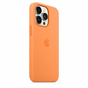 Apple Coque en silicone avec MagSafe pour iPhone 13 Pro-Orangé Image 3