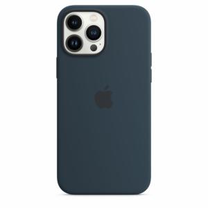Apple Coque en silicone avec MagSafe pour iPhone 13 Pro Max-Bleu abysse Image 1