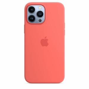 Apple Coque en silicone avec MagSafe pour iPhone 13 Pro Max-Pomelo rose Image 1