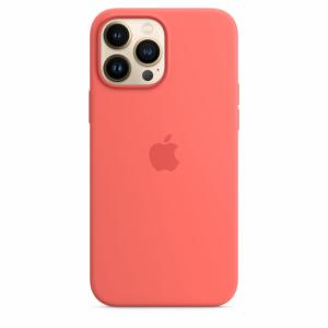 Apple Coque en silicone avec MagSafe pour iPhone 13 Pro Max-Pomelo rose Image 2