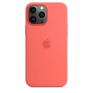 Apple Coque en silicone avec MagSafe pour iPhone 13 Pro Max-Pomelo rose Image 3