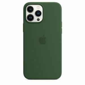 Apple Coque en silicone avec MagSafe pour iPhone 13 Pro Max-Trèfle Image 3
