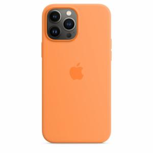 Apple Coque en silicone avec MagSafe pour iPhone 13 Pro Max-Orangé Image 1