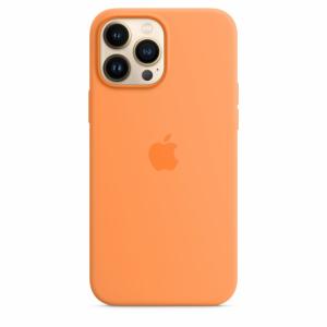 Apple Coque en silicone avec MagSafe pour iPhone 13 Pro Max-Orangé Image 2