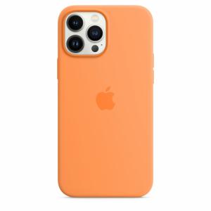 Apple Coque en silicone avec MagSafe pour iPhone 13 Pro Max-Orangé Image 3