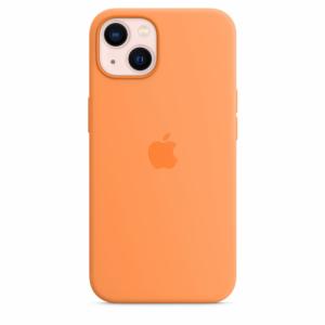 Apple Coque en silicone avec MagSafe-iPhone 13- Orange Image 1