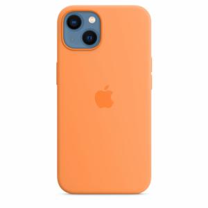 Apple Coque en silicone avec MagSafe-iPhone 13- Orange Image 4