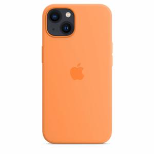 Apple Coque en silicone avec MagSafe-iPhone 13- Orange Image 5