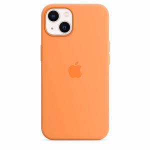 Apple Coque en silicone avec MagSafe-iPhone 13- Orange Image 6