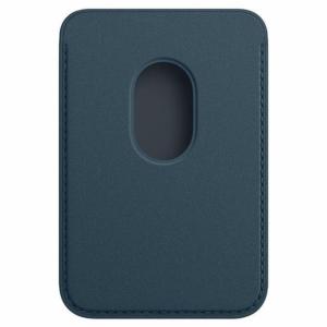 Apple Porte-cartes 1 en cuir avec MagSafe pour iPhone - Bleu Baltique Image 2