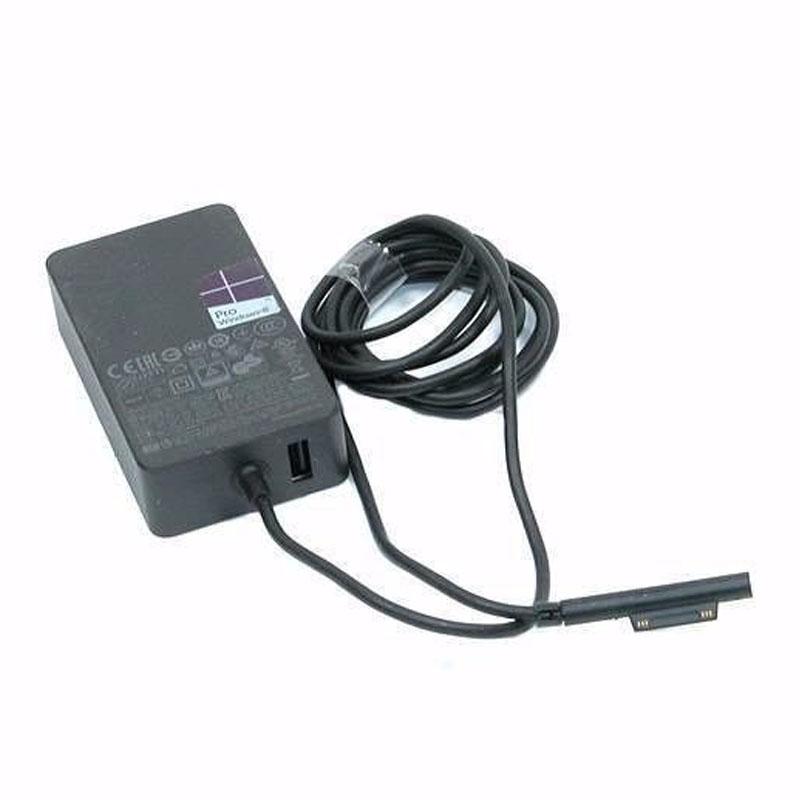 Chargeur Original Microsoft Surface 44W - Modèle 1880 - Pour Surface 3, 4, 5, 6, 7, X, Go, Book