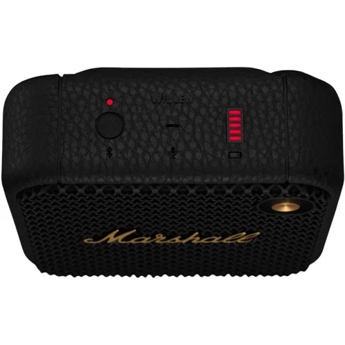 Marshall Willen Enceinte Bluetooth Portable - Black and Brass Image 2