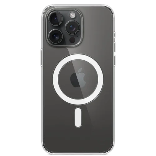 Coque transparente avec MagSafe pour iPhone 15 Pro Max Image 3