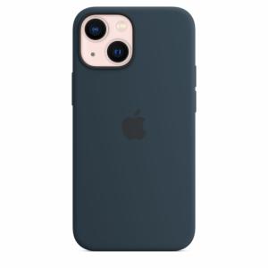 Apple Coque en silicone avec MagSafe-iPhone 13 mini-Bleu abysse Image 1