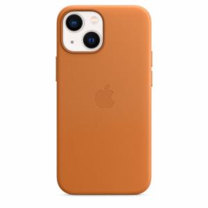Apple Coque en cuir avec MagSafe-iPhone 13 Mini-Ocre Image 1