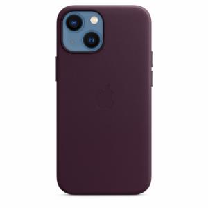 Apple Coque en cuir avec MagSafe-iPhone 13 Mini-Cerise noire Image 3