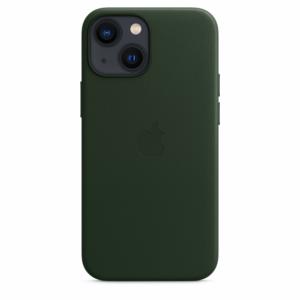 Apple Coque en cuir avec MagSafe-iPhone 13 Mini-Vert séquoia Image 1