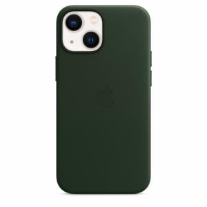 Apple Coque en cuir avec MagSafe-iPhone 13 Mini-Vert séquoia Image 4