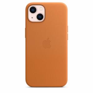 Apple Coque en cuir avec MagSafe-iPhone 13-Ocre Image 5