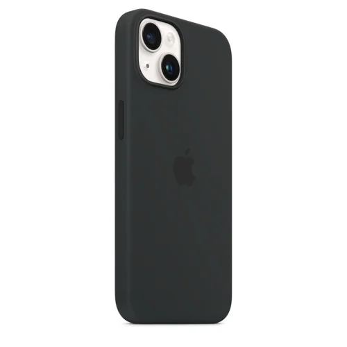 Coque en silicone avec MagSafe pour iPhone 14 - Minuit Image 1