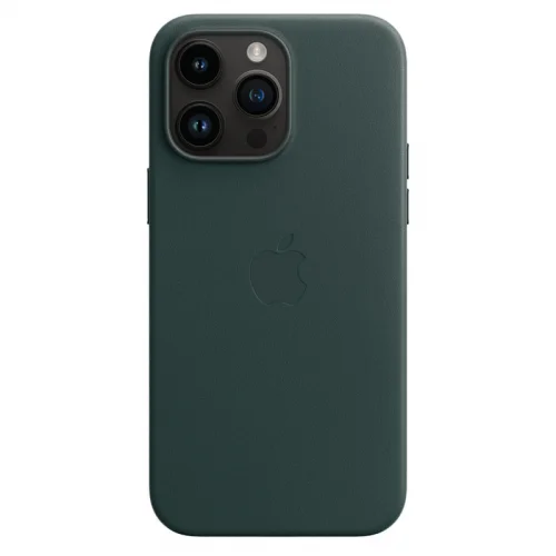 Apple Coque en silicone avec MagSafe pour iPhone 14 Pro Max - Vert forêt Image 2