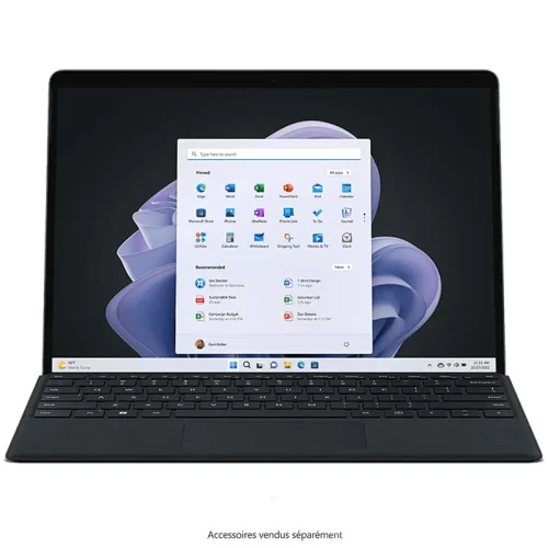 Microsoft Surface Pro 9 (i7 Evo™ 12eme/16Go/256Go SSD) - Anthracite + Clavier Signature avec Stylet Slim Pen 2  Image 1