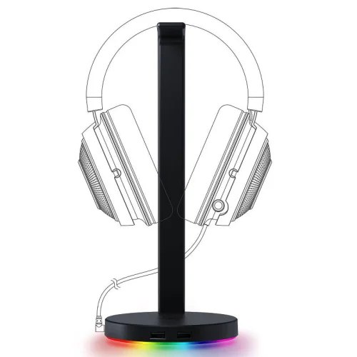 Razer Support de Casque Base Station V2 Chroma - Noir Image 3