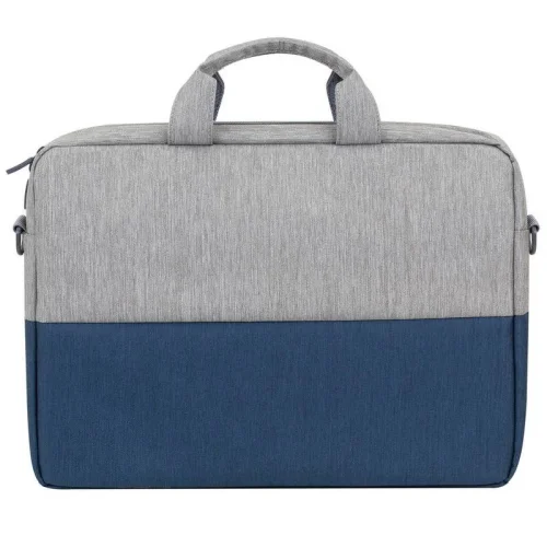 Rivacase Prater Sacoche pour ordinateurs portables 15.6\'\' - Gris/Bleu foncé Image 1