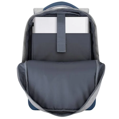 Rivacase Prater sac a doc 15.6\'\'- Gris bleu Image 4