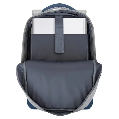 Rivacase Prater sac a doc 15.6\'\'- Gris bleu Image 6