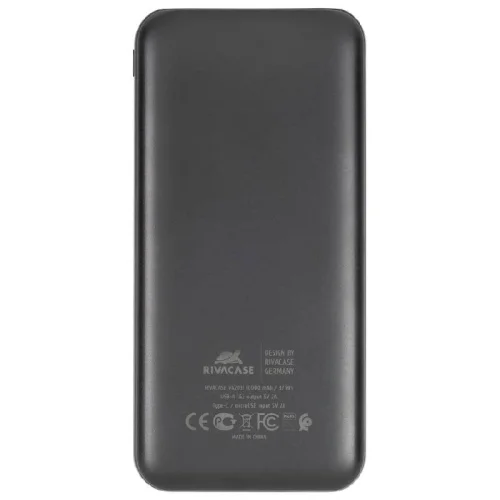 Rivacase Essential PowerBank (10000 mAh) - Noir Image 2