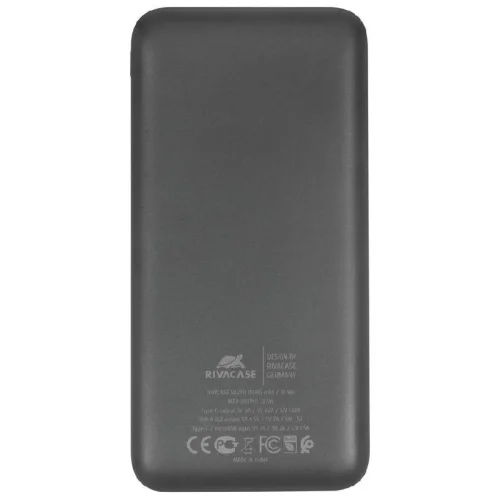 Rivacase Rapid PowerBank portable QC/PD 22.5W - Noir Image 4