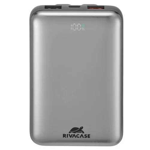 Rivacase PowerBank portable Turbo (10000 mAh) 30W avec 2 câbles intégrés Image 4
