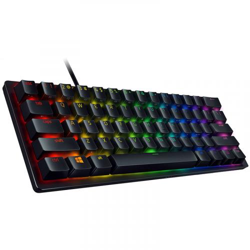 Clavier Gaming  Filaire Razer Huntsman Mini (Razer Optical Purple) - Noir Image 3