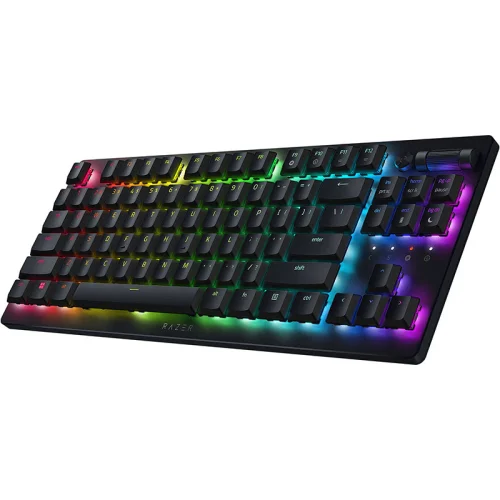 Clavier gaming sans fil ultra-mince Razer DeathStalker V2 Pro Tenkeyless - Switch optique Rouge (AZERTY) Image 4