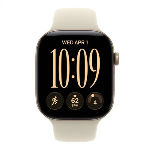 Apple Watch Series 12 GPS 46 mm en Aluminium - Or clair Image 2